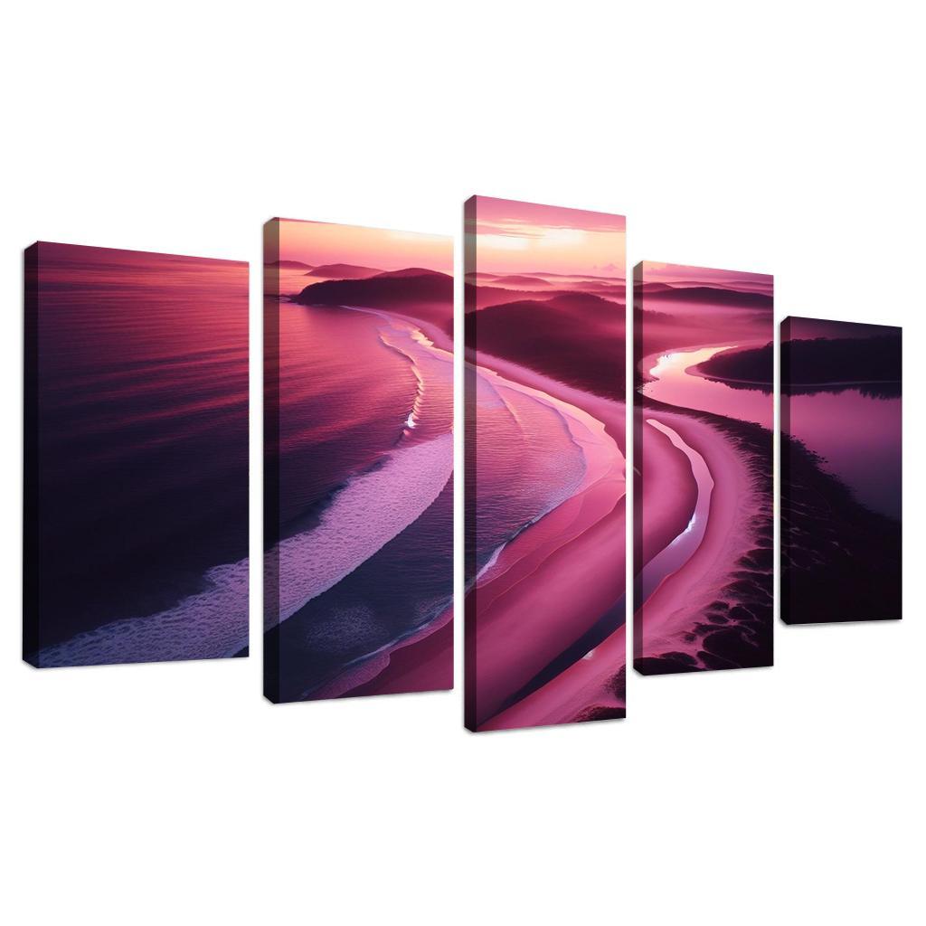 Violet Cove Enchanted Sunrise Spot Custom Paintings Frame