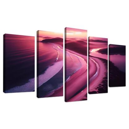 Violet Cove Enchanted Sunrise Spot Custom Paintings Frame