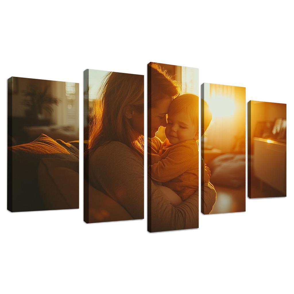 The Strength Of Her Embrace A Safe Haven Custom Paintings Frame