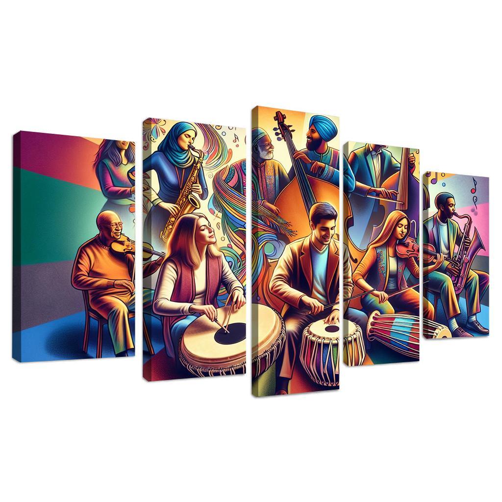 Voices In Harmony The Power Of Music In Social Change Custom Paintings Frame