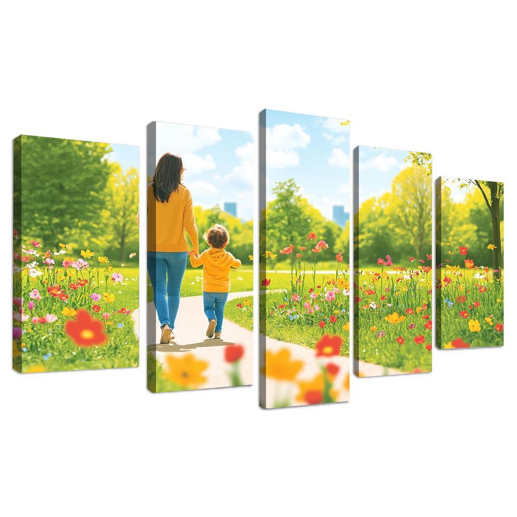 Memories In The Making A Mothers Journey Canvas Paintings Frame