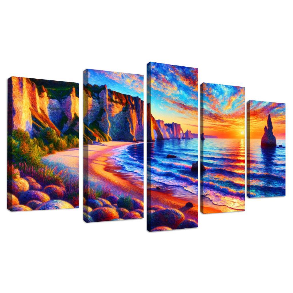 Seaside Enclave Artistic Inspiration Premium Artwork Frames