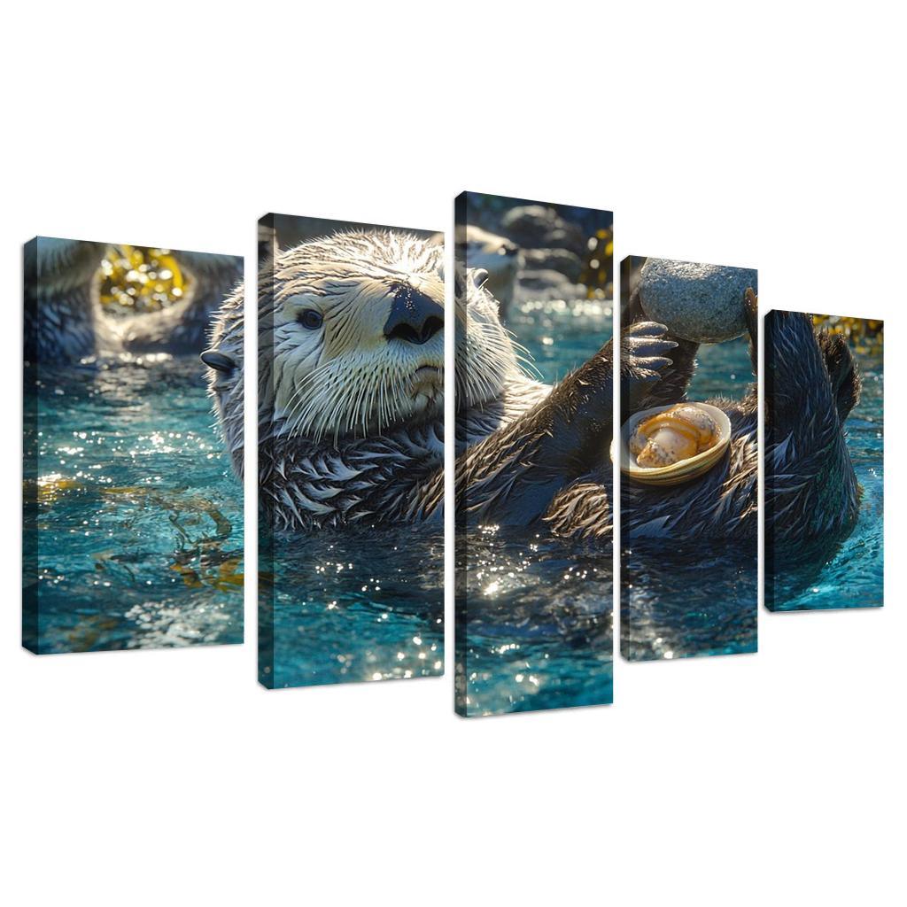 The Playful Sea Otter A Marine Acrobat Art Trends