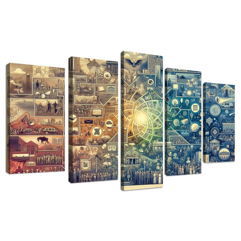 Whispers Of The Past Honoring Historical Trauma Multi-panel Paintings