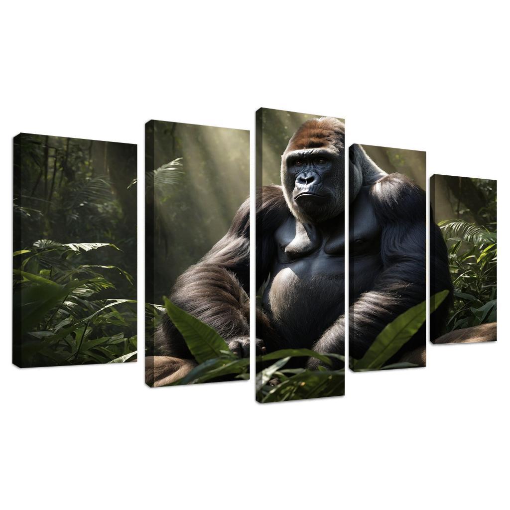 The Majestic Gorilla Gentle Giant Of The Forest Premium Artwork Frames