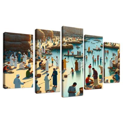 Fisherman's Cove Bounty Of The Sea Premium Artwork Frames