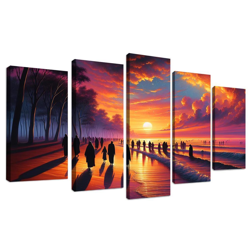 Sunrise Bay Early Morning Magic Multi-panel Paintings