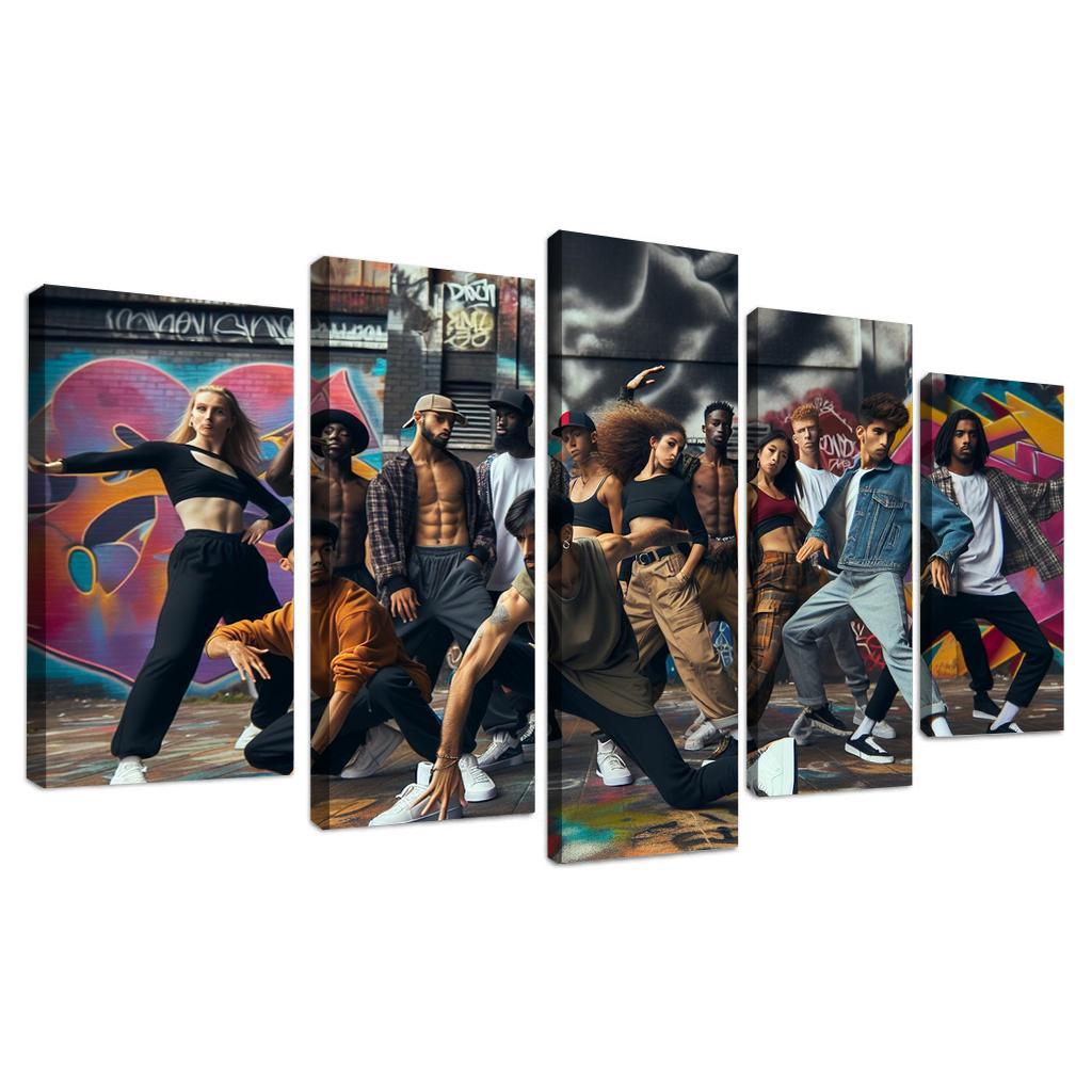 Hip Hop The Voice Of The Streets Modern Paintings Frame