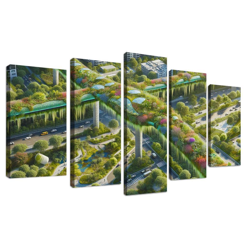 Ecoducts Nature's Pathways Custom Paintings Frame