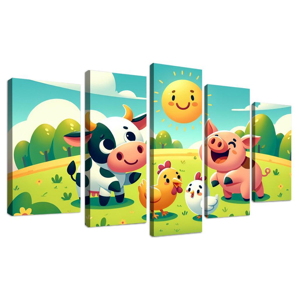 Friendly Farm Friends Premium Artwork Frames