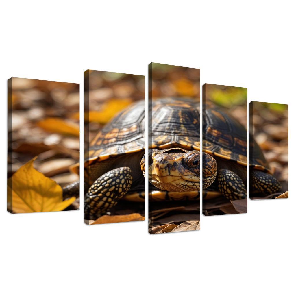 The Elegant Swallowtail Butterfly In A Wildflower Meadow Framed Paintings