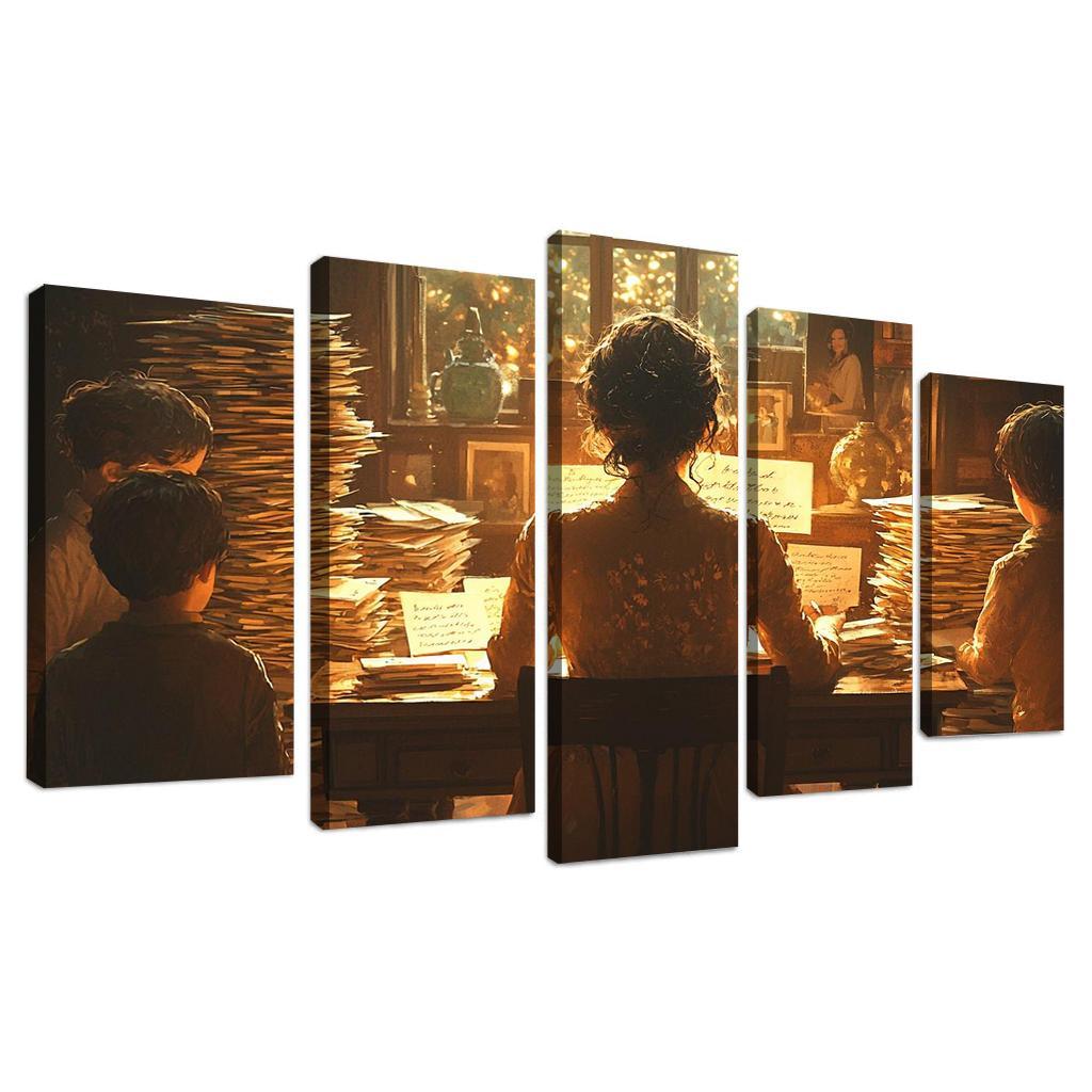 Letters To The Heart A Mothers Words Modern Paintings Frame