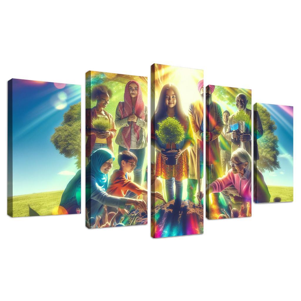 Healing The Planet Environmental Justice For All Custom Paintings Frame