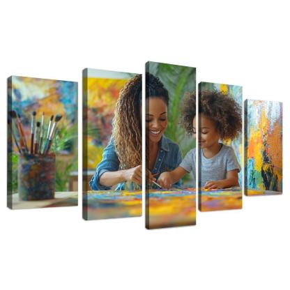 The Art Of Nurturing A Mothers Gentle Care One-piece Frames