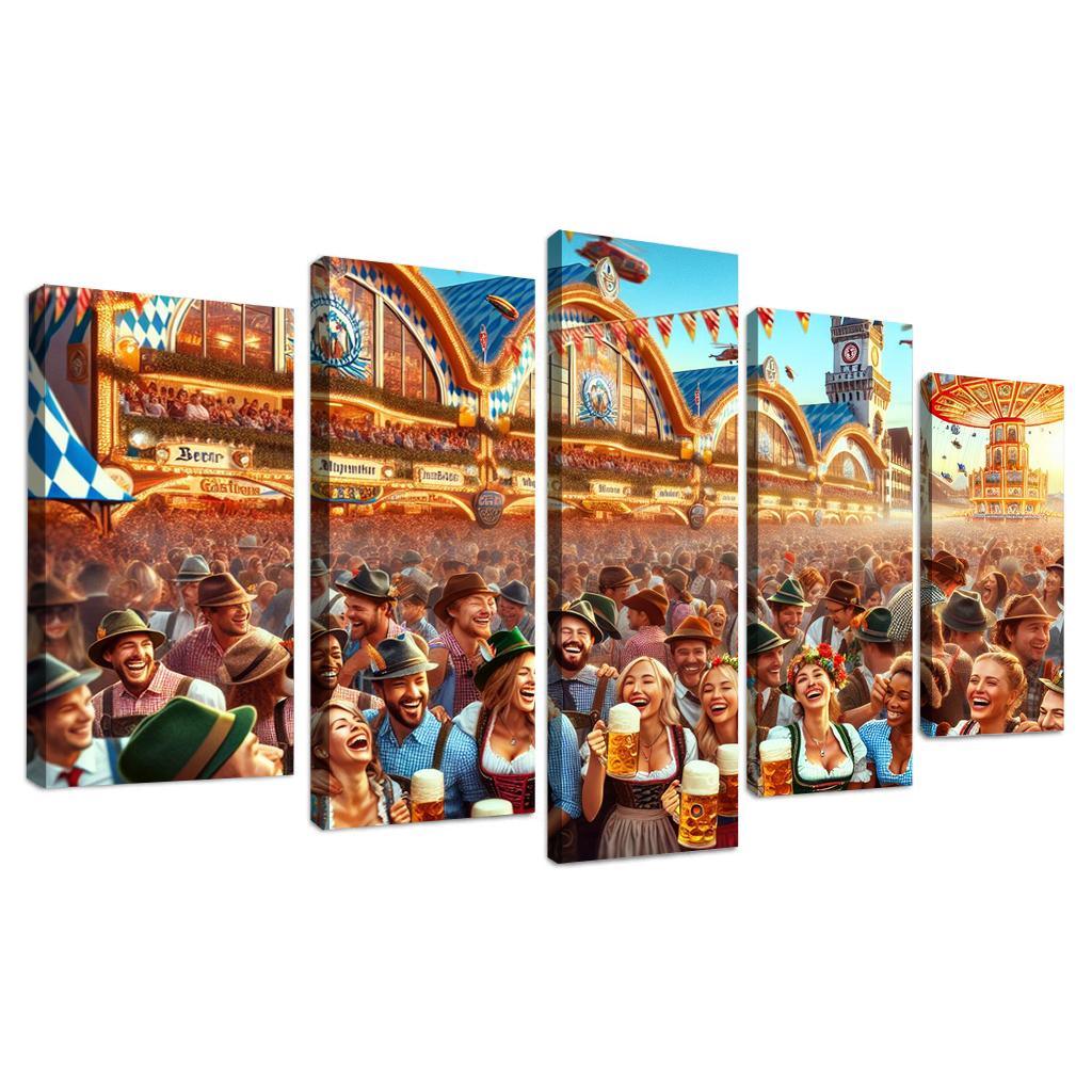 Oktoberfest - Germany Modern Paintings Frame