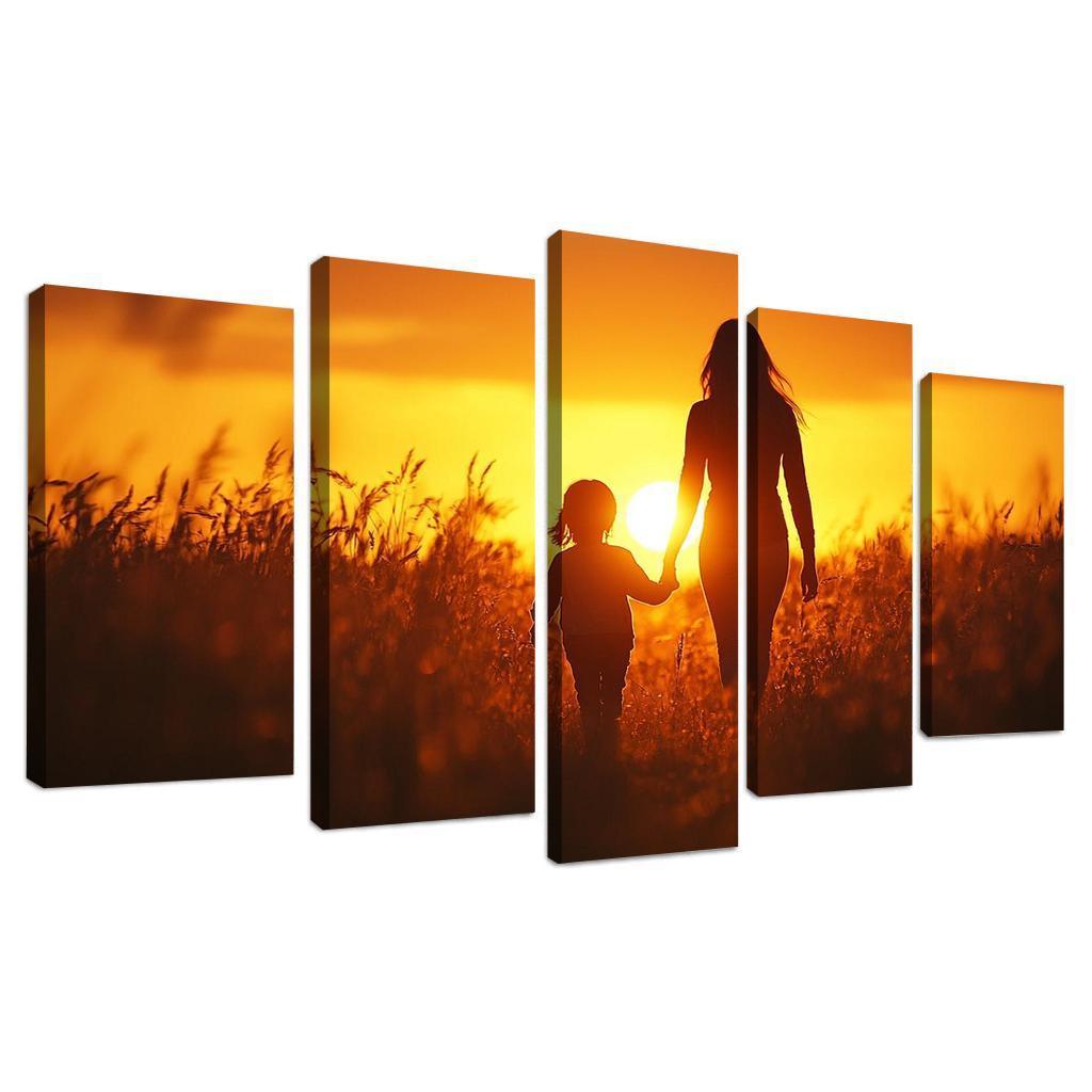 The Light Of Guidance A Mothers Love Custom Paintings Frame