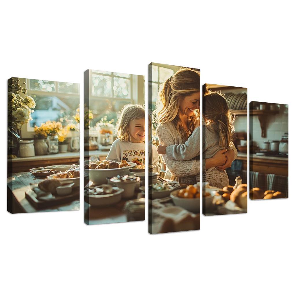 The Heart Of The Home A Mothers Embrace Custom Paintings Frame