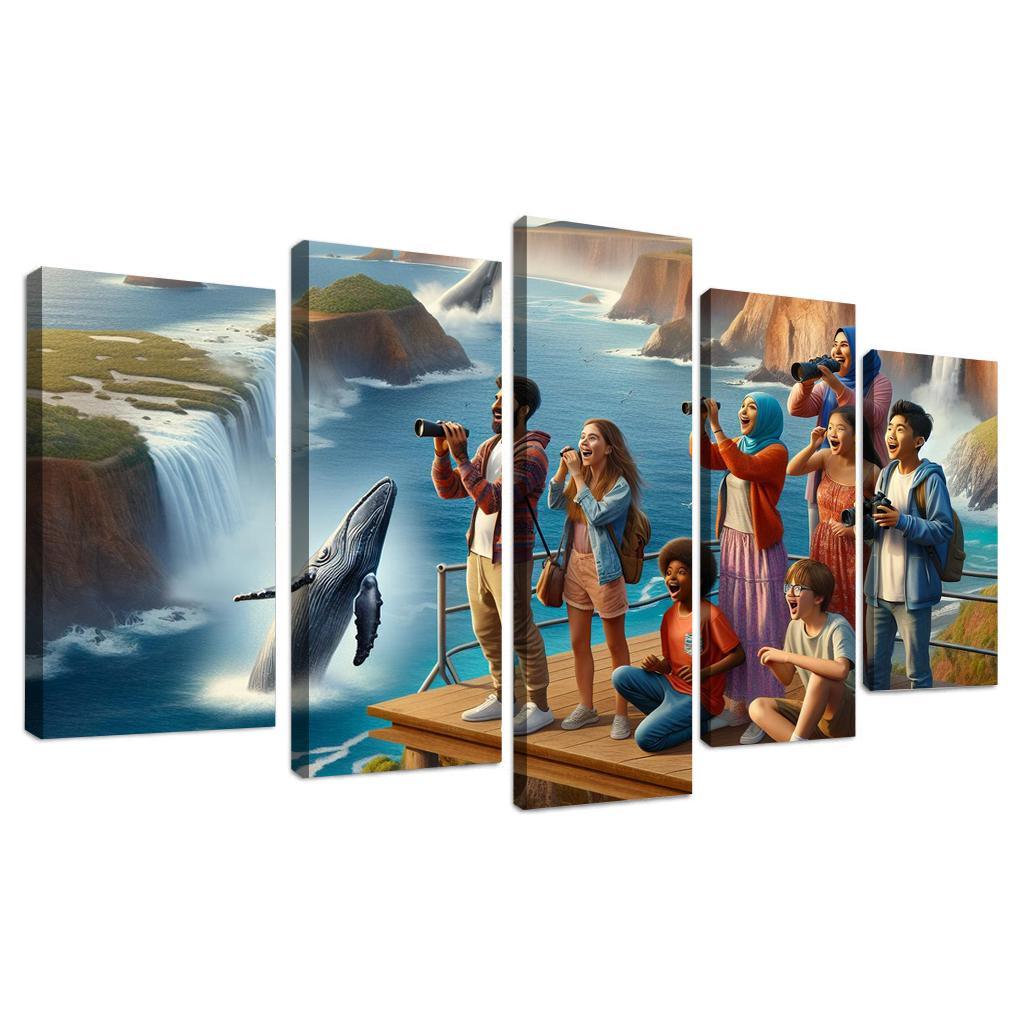 Whale Watching Point Nature's Majestic Show Art Trends
