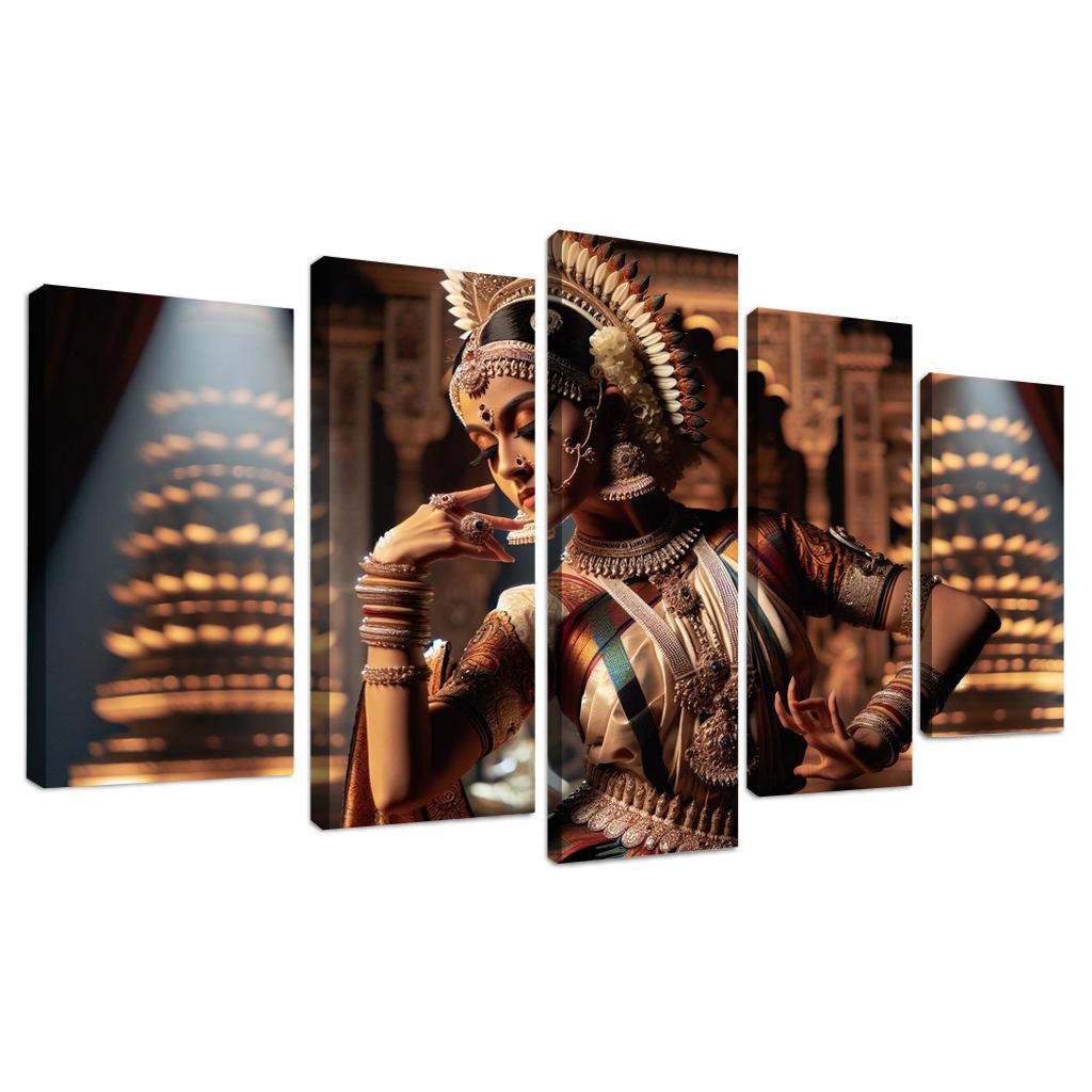 Bharatanatyam The Dance Of The Divine Modern Paintings Frame
