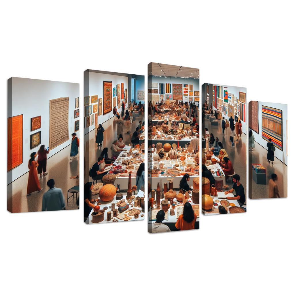 Echoes Of Heritage Art And Cultural Preservation Framed Paintings