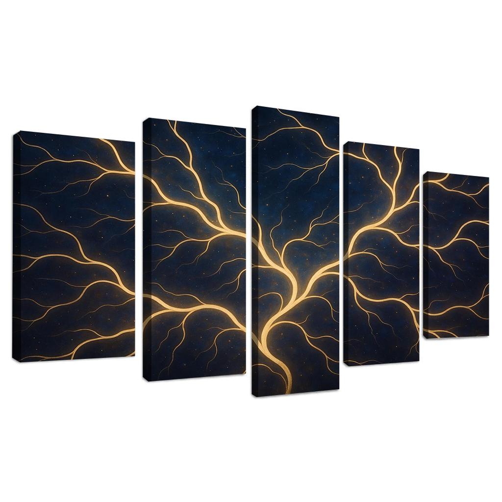 Veins Of Celestial Harmony Oil Paintings Frame