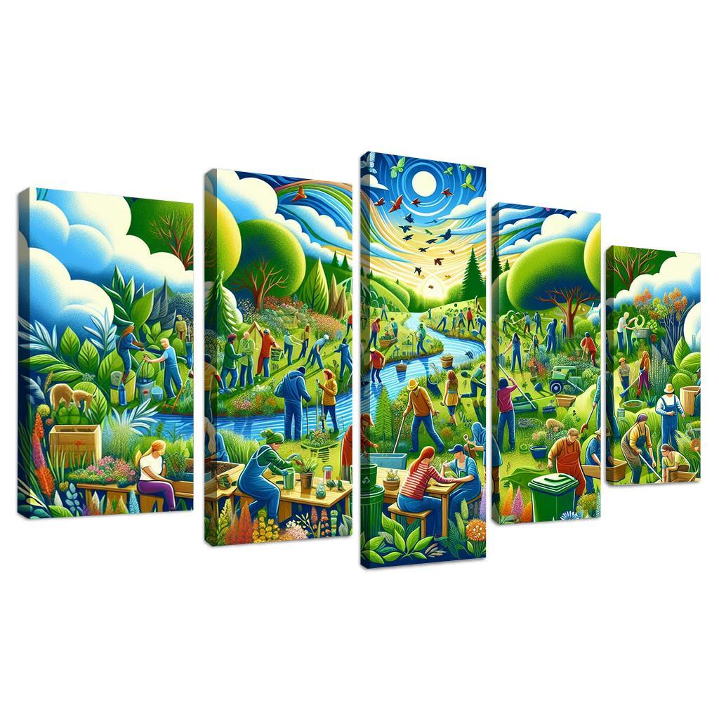 Sustainable Development Creating A Better Future Art Trends