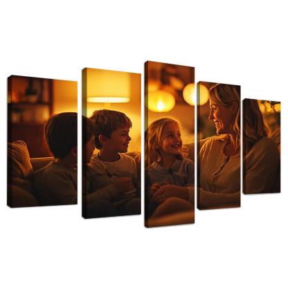 A Mothers Heart The Foundation Of Family Canvas Paintings Frame
