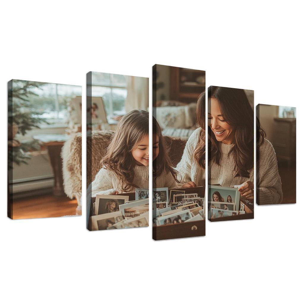 Moments Of Connection A Mothers Heartbeat Custom Paintings Frame