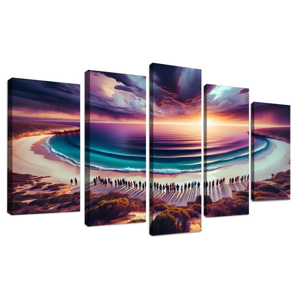 Whale Watch Vista Modern Paintings Frame