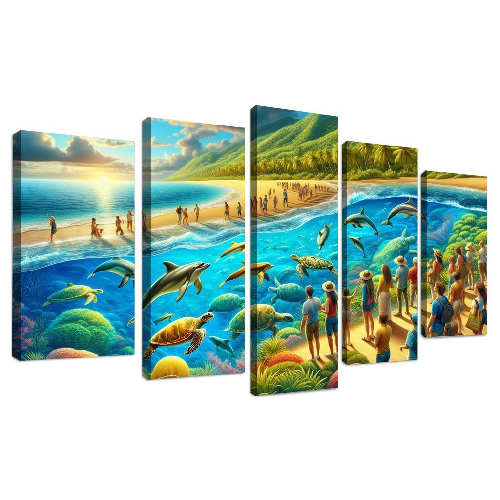 Marine Oasis Wildlife Adventure Premium Artwork Frames