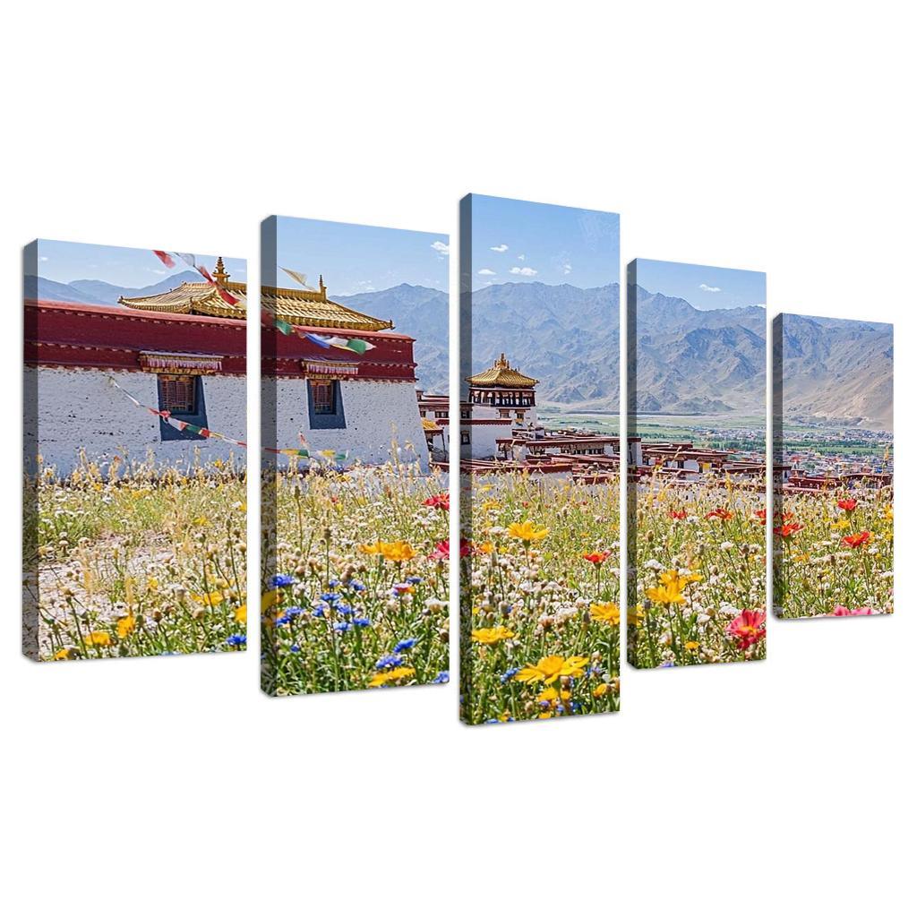 Palace Of Potala Abstract Paintings Frame