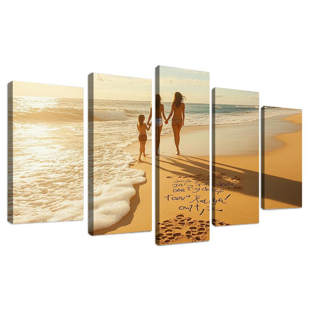 Footprints In The Sand A Mothers Journey One-piece Frames