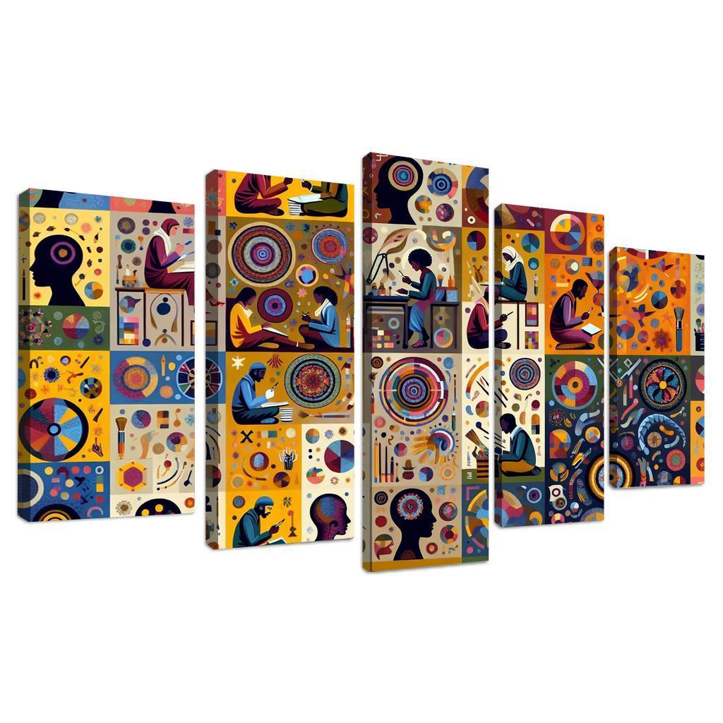 Resilience And Recovery Healing Through Art Multi-panel Paintings