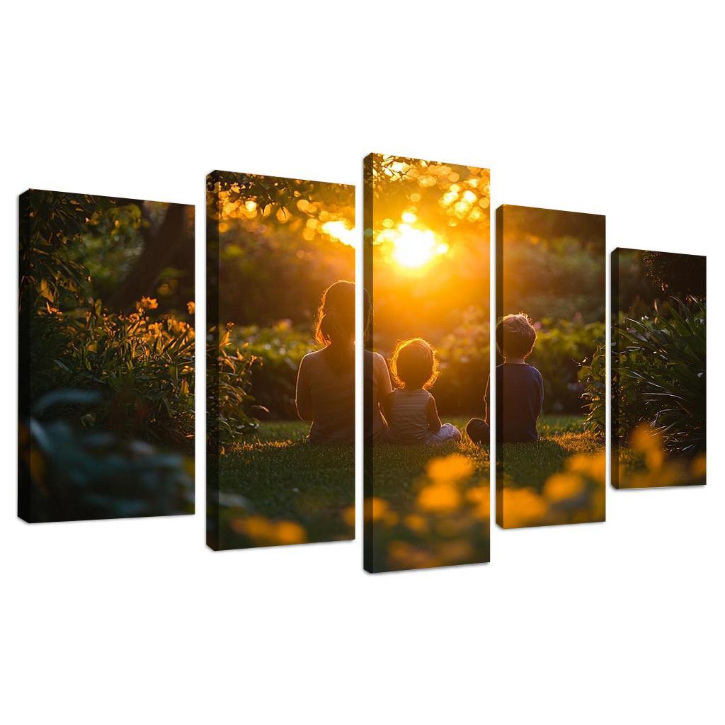 The Light Of Love A Mothers Guidance Canvas Paintings Frame