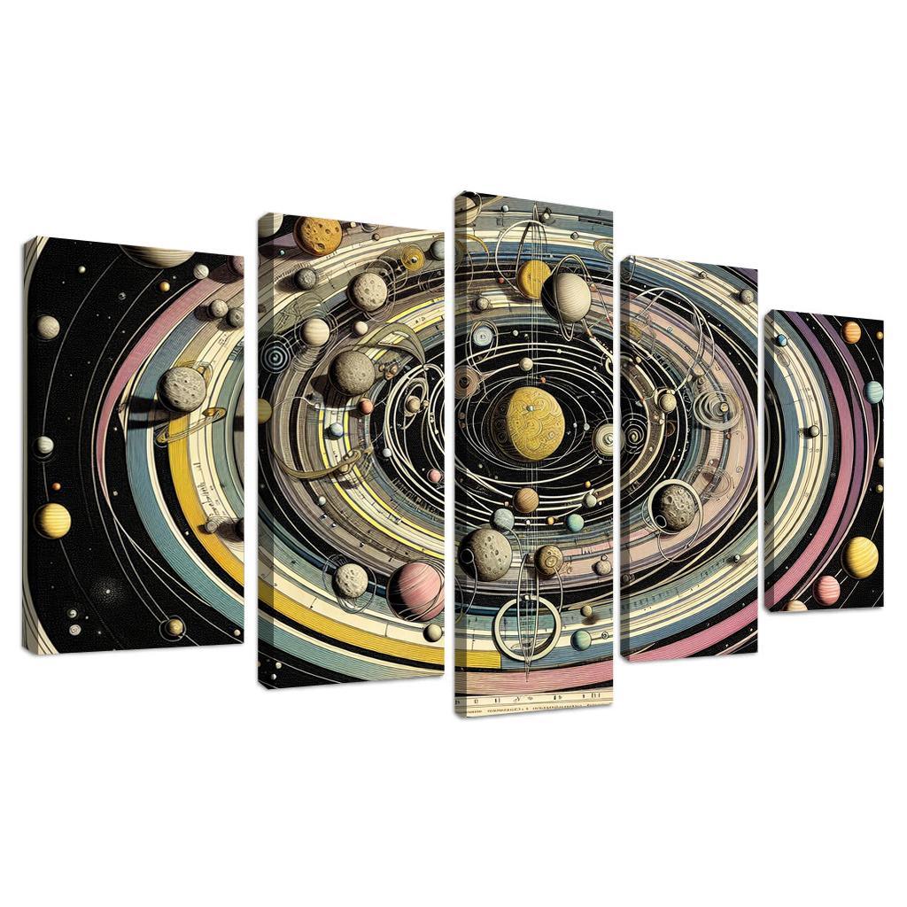 The Harmony Of Celestial Mechanics Abstract Paintings Frame