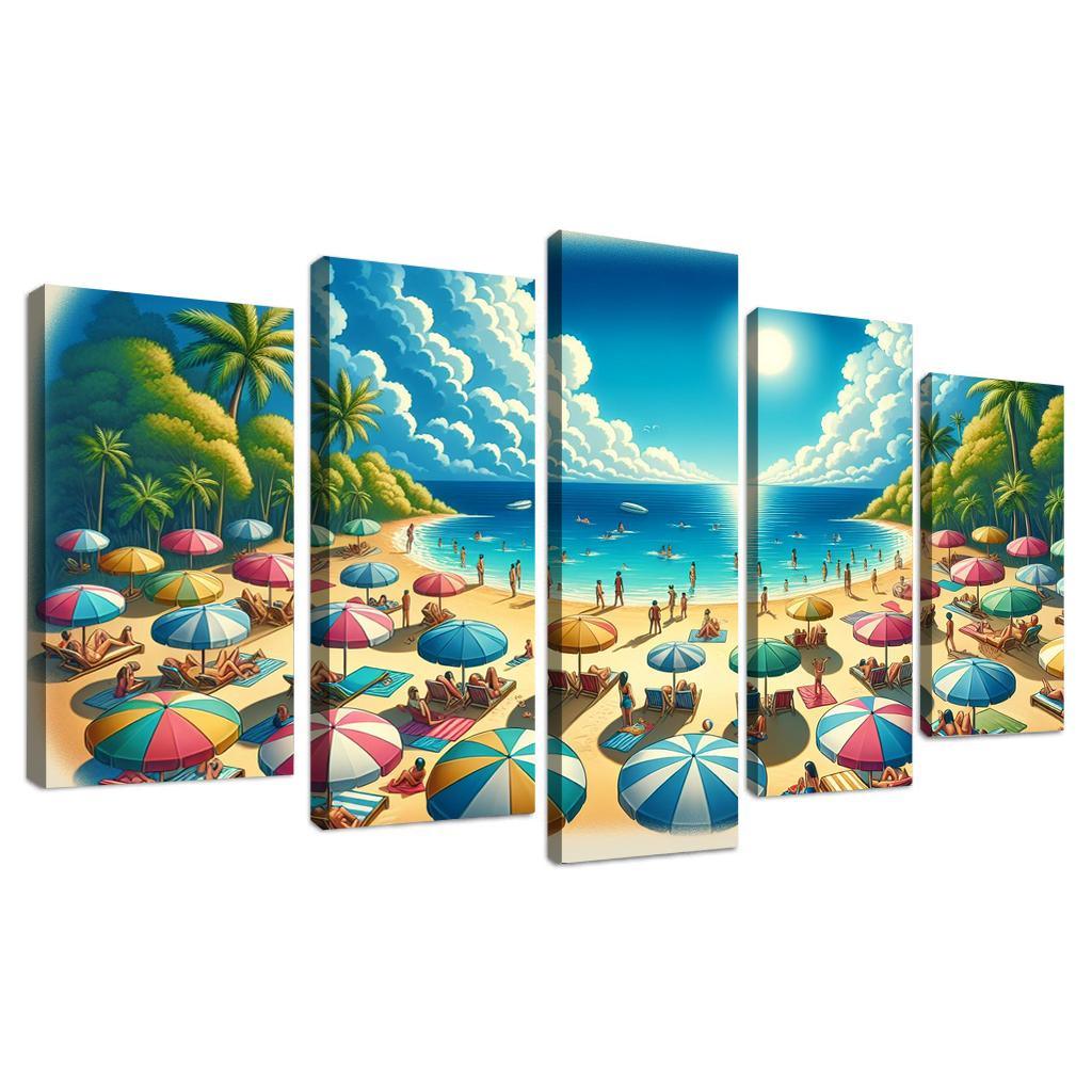The Azure Beach Custom Paintings Frame