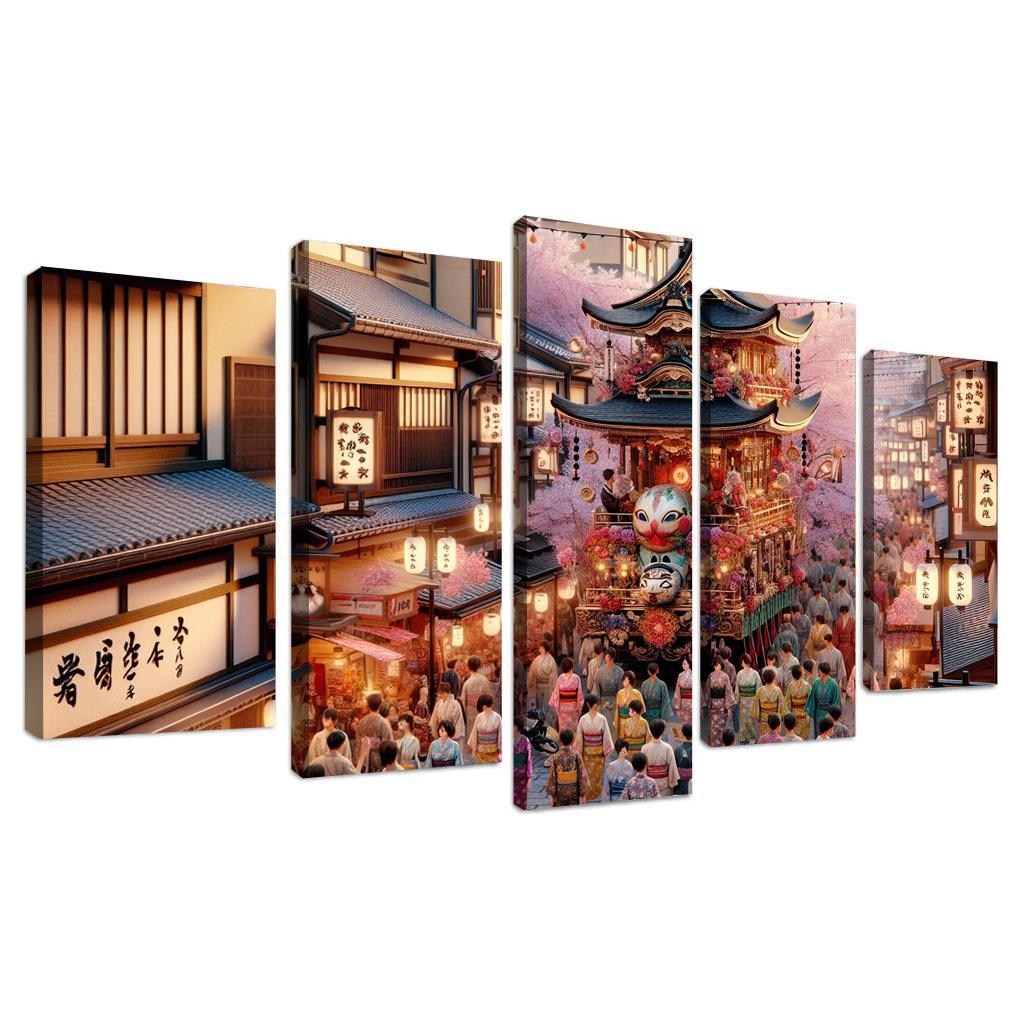 Gion Matsuri - Japan Modern Paintings Frame