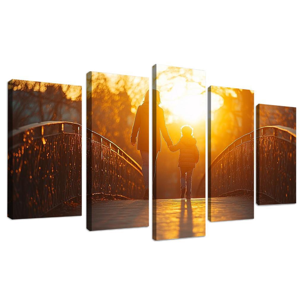 A Bridge Of Connection A Mothers Unbreakable Bond Custom Paintings Frame