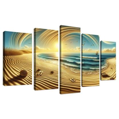 Serenity Sands Beach Premium Artwork Frames