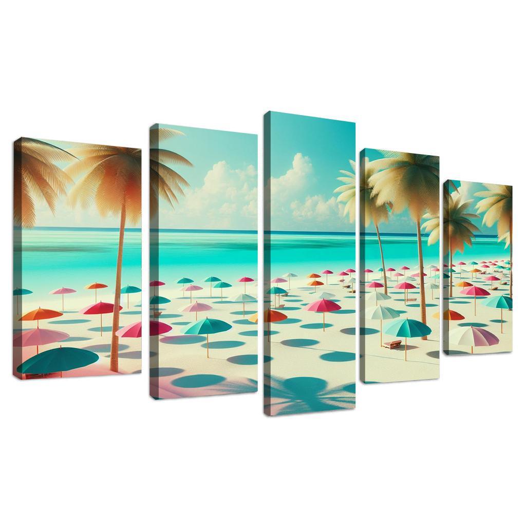 Coconut Grove Tropical Bliss Abstract Paintings Frame