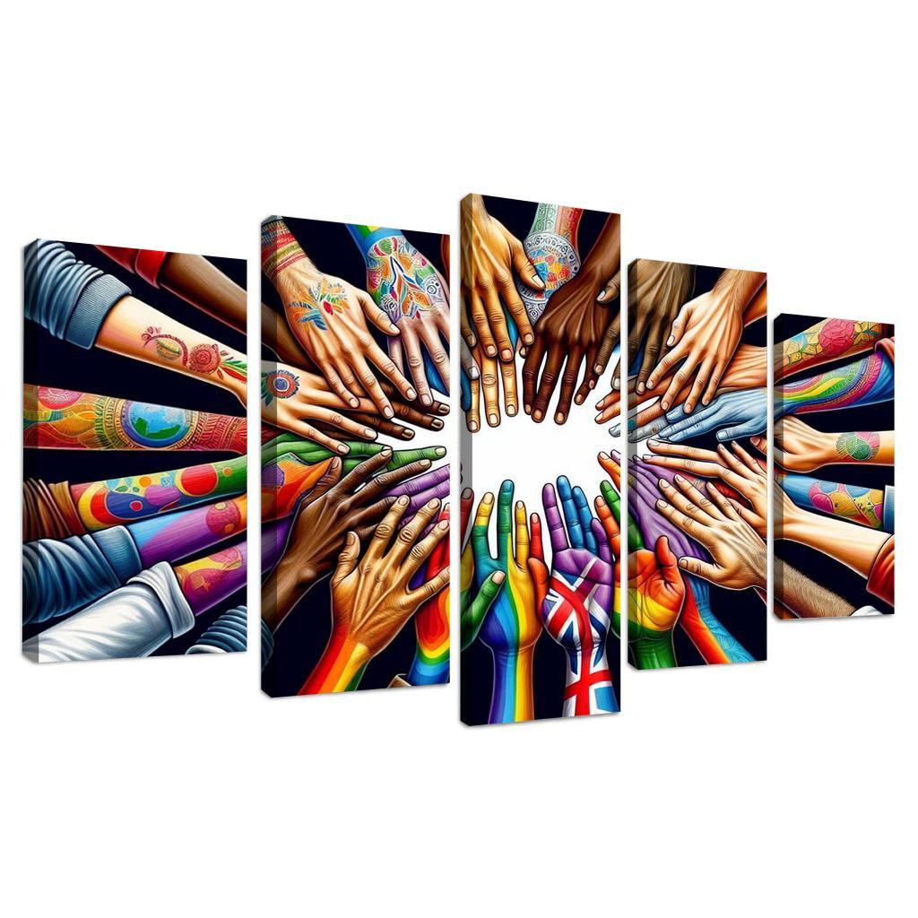 Art For Peace A Global Call To Action Custom Paintings Frame