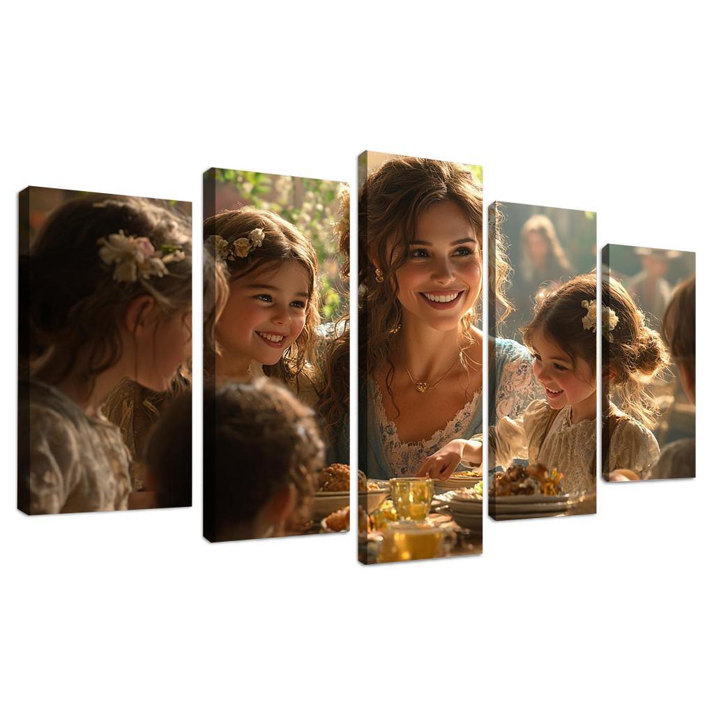 The Heartbeat Of The Family A Mothers Love Custom Paintings Frame