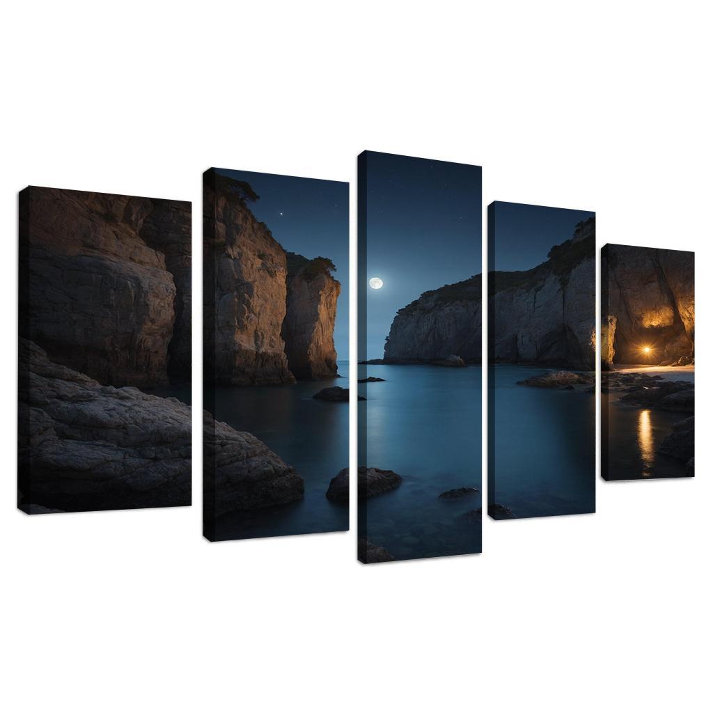 The Enchanted Coves Of Moonlit Waters Art Trends