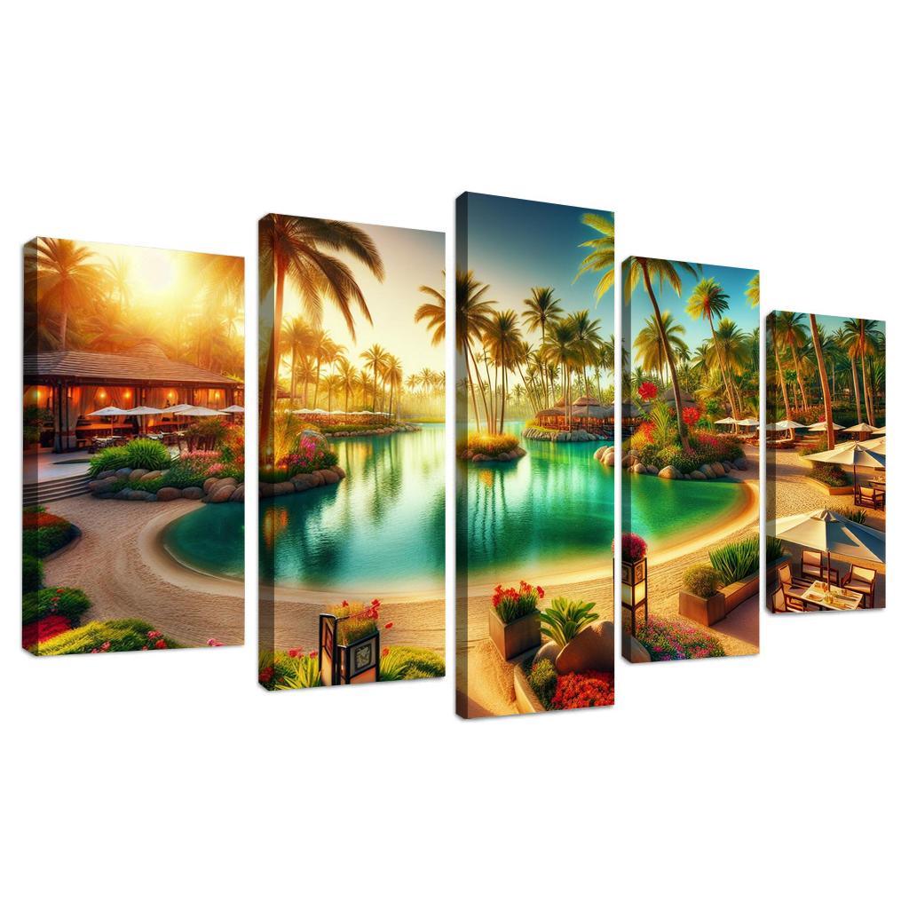 Lagoon Beach A Tropical Escape Art Trends