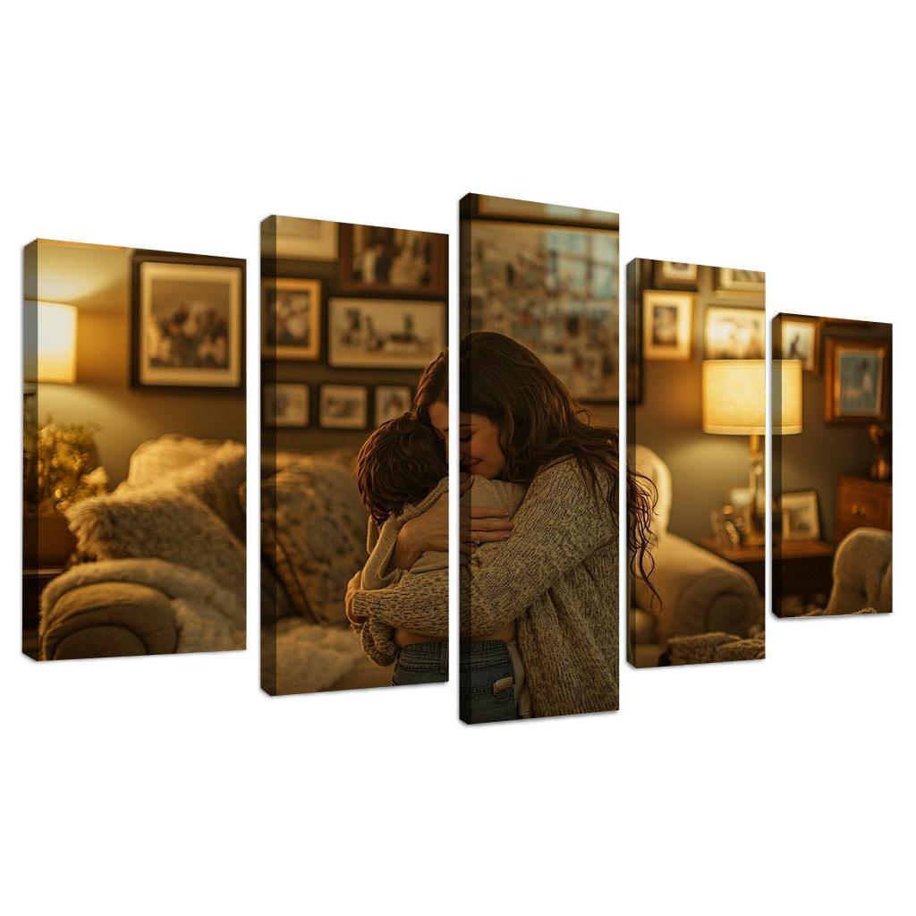 A Mothers Embrace The Heart Of Home Canvas Paintings Frame