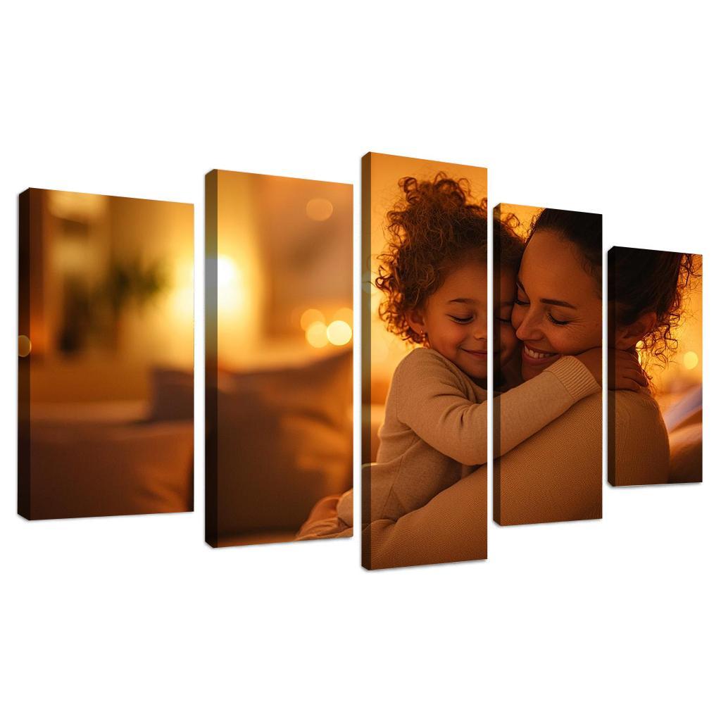 A Heart Full Of Love A Mothers Embrace Canvas Paintings Frame