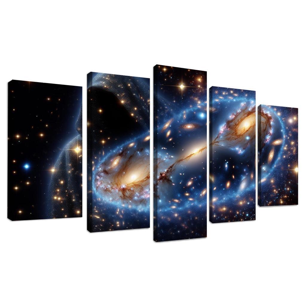 The Mysteries Of Dark Matter Abstract Paintings Frame