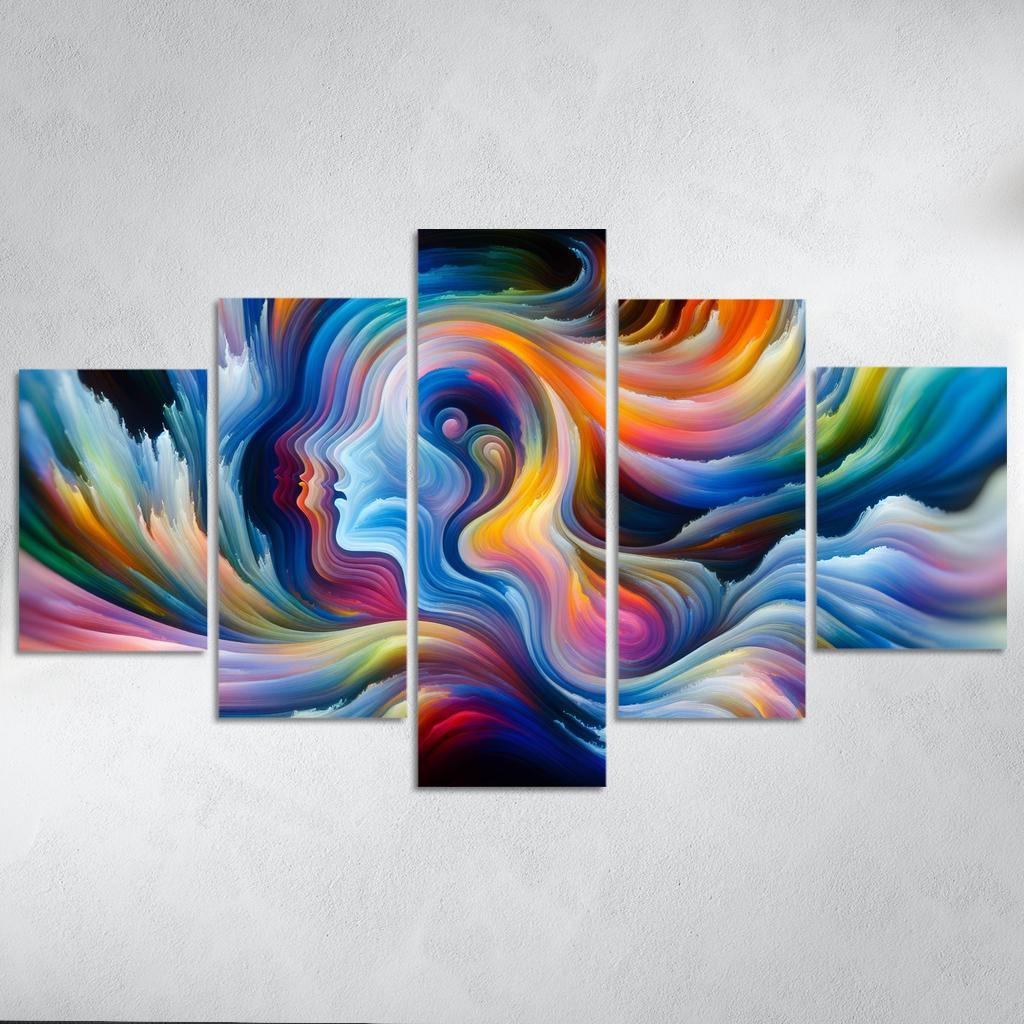 Chroma Of Emotions Premium Artwork Frames