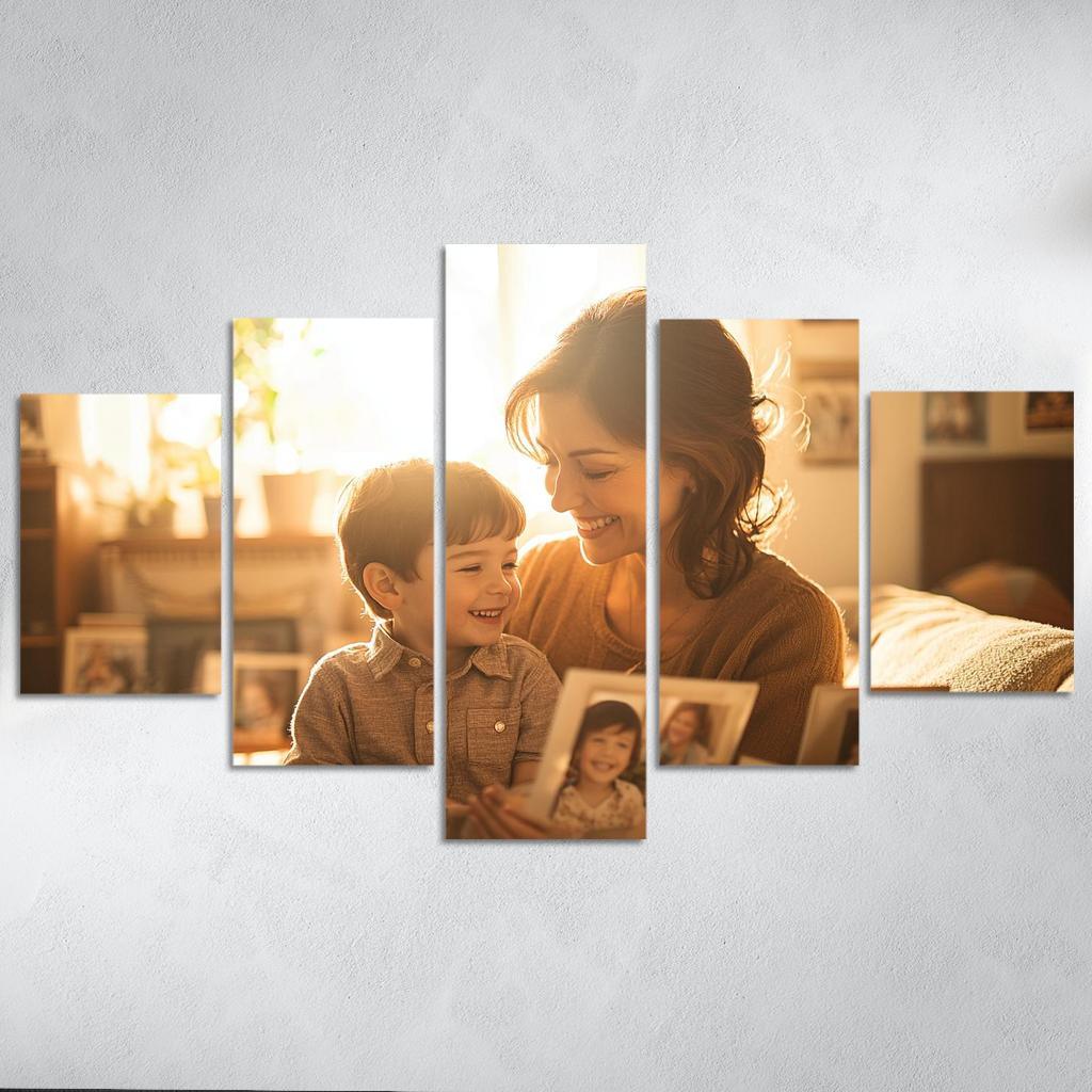 Moments In Time A Mother's Embrace Through The Years Canvas Paintings Frame