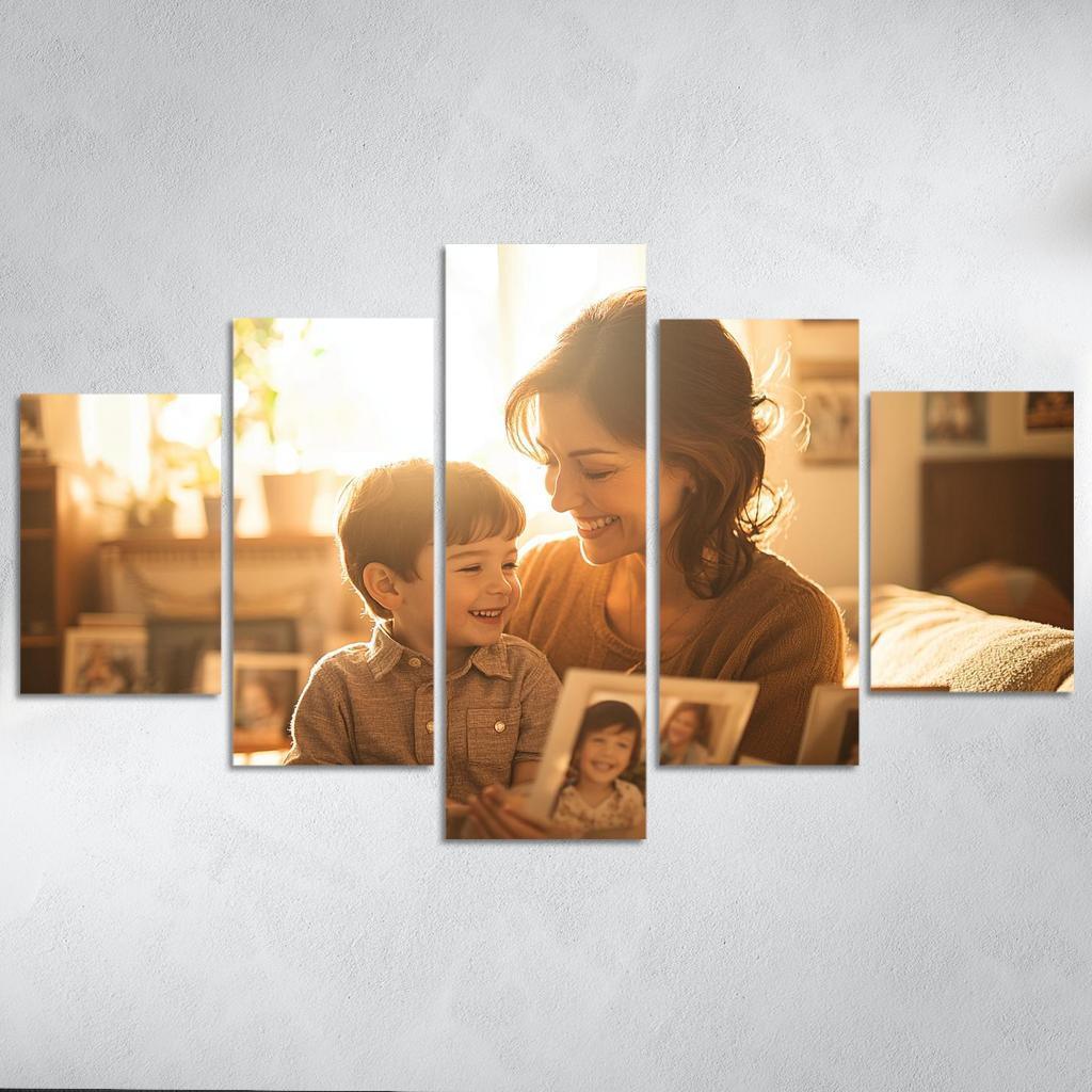Moments In Time A Mother's Embrace Through The Years Canvas Paintings Frame